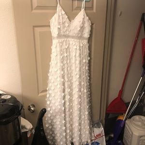 Nicole Miller New York White maxi dress